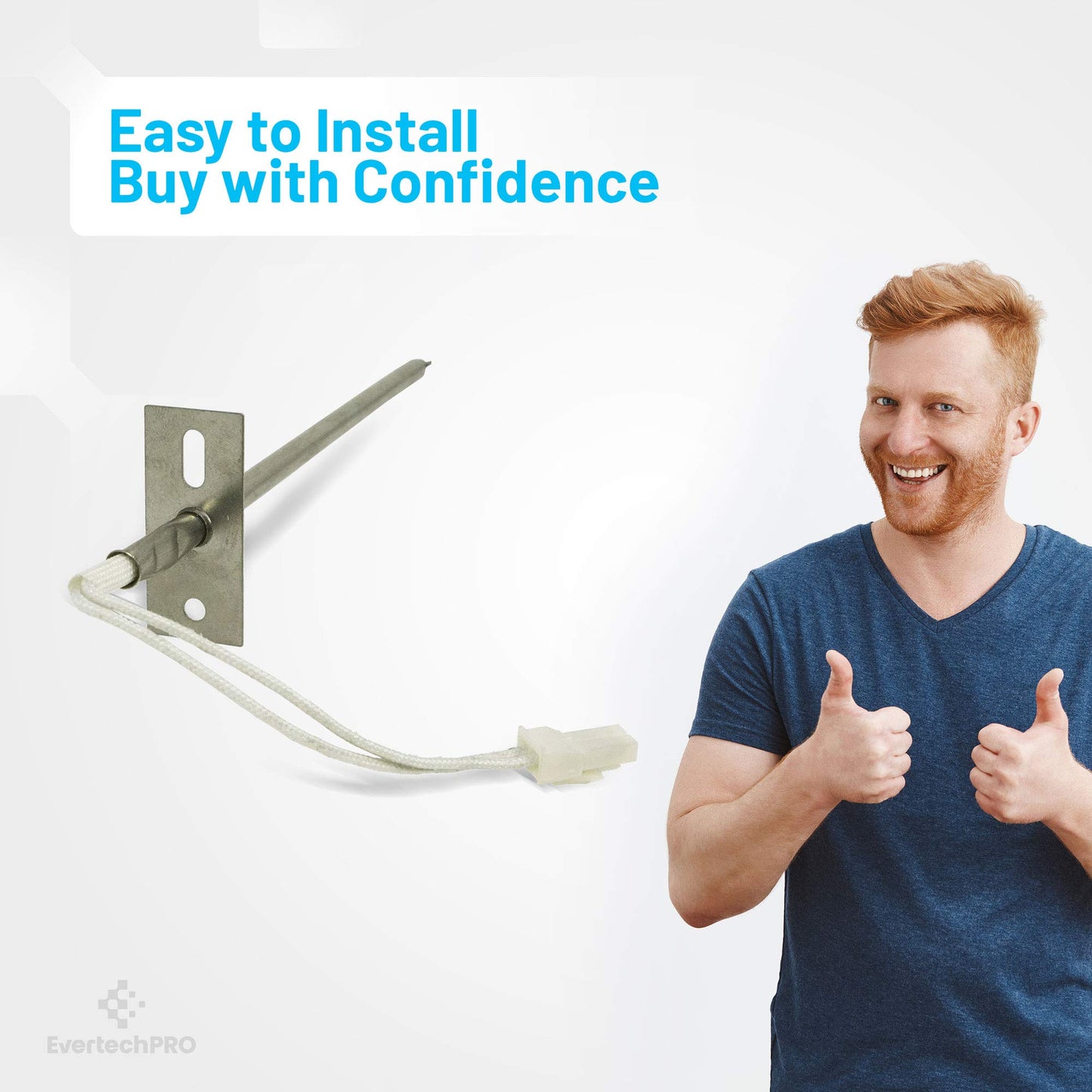 EvertechPRO W10181986 Oven Sensor Assembly Replacement for Whirlpool Range 8273902 1394200 AH1964674 EA1964674