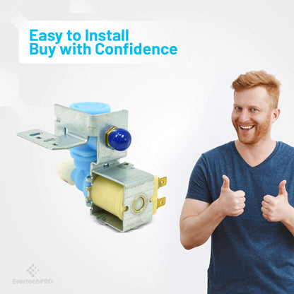 EvertechPRO Refrigerator Water Valve Replacement for Frigidaire 218859701 452316 AH429085 EA429085 PS429085