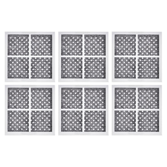 EvertechPRO LT120F Air Cleaner Filter Assembly Pack of 6 fit Kenmore Elite 469918 Replacement for LG Refrigerator ADQ73214404 ADQ73214402 ADQ73214406 9918